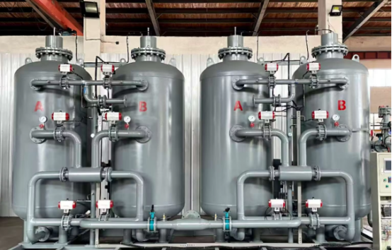 Industrial PSA Oxygen Generator with 0.1-0.8MPa Pressure and ≥90%±3% Oxygen Purity for Laser Cutting