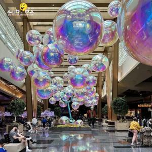China PVC Colored Decorative Inflatable Mirror Spheres Customized Large Mirror Ball wholesale
