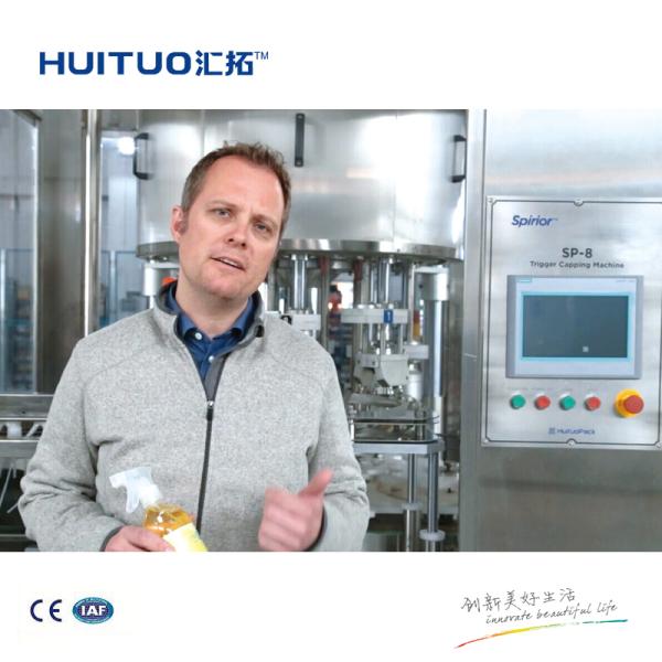 AC 380V 50HZ Plastic Bottle Screw Capping Machine