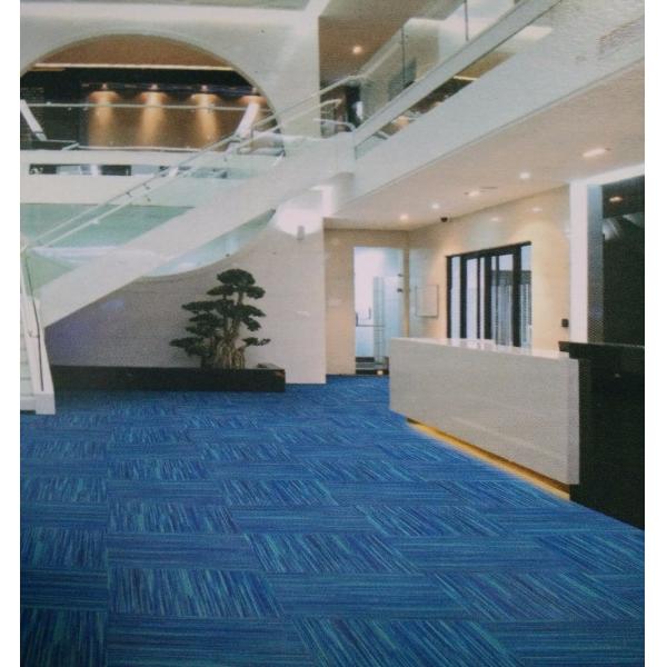 Chine made multi level loop striped Nylon carpet tile