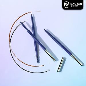 China Waterproof Automatic Eyebrow Pencil , Double Headed Flat Eyebrow Pencil wholesale