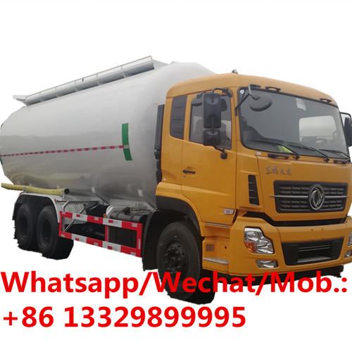 Quality lowest price dongfeng 6x4 diesel 340hp bulk cement tank truck 28 cubic meter for sale, HOT SALE!  bulk powder carrier ve for sale