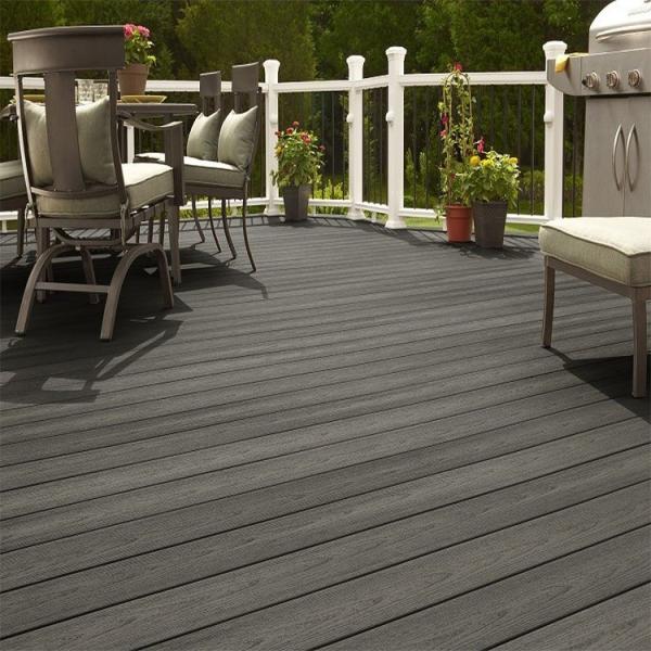 Quality 5M Outdoor Wood Polymer Composite Flooring 135 X 25MM Solid Wpc Decking for sale