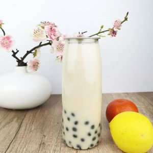 China 500ml Plastic Container Bottles With Flower Bottom Plastic PET Containers wholesale