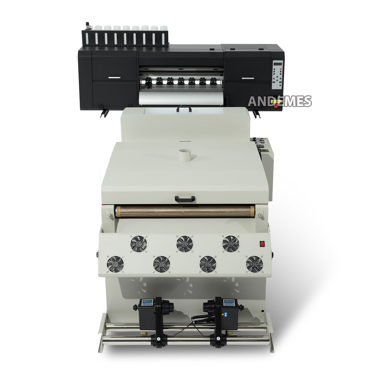 60cm 3 Head I3200 DTF Printer with 9 Color Fluorescent Printer Conveyer Belt Oven