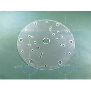 China RFIC Al2O3 Transparent Sapphire Optical Windows With Hole wholesale