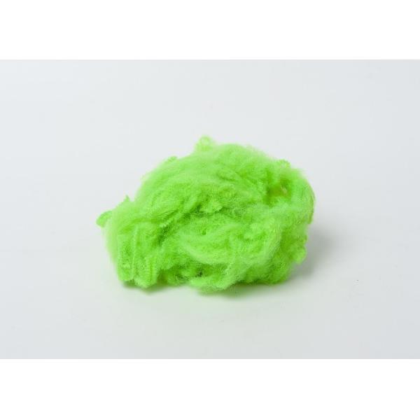 White Green Dyed Polyester Tow Anti - Pilling Good Elongation Rate