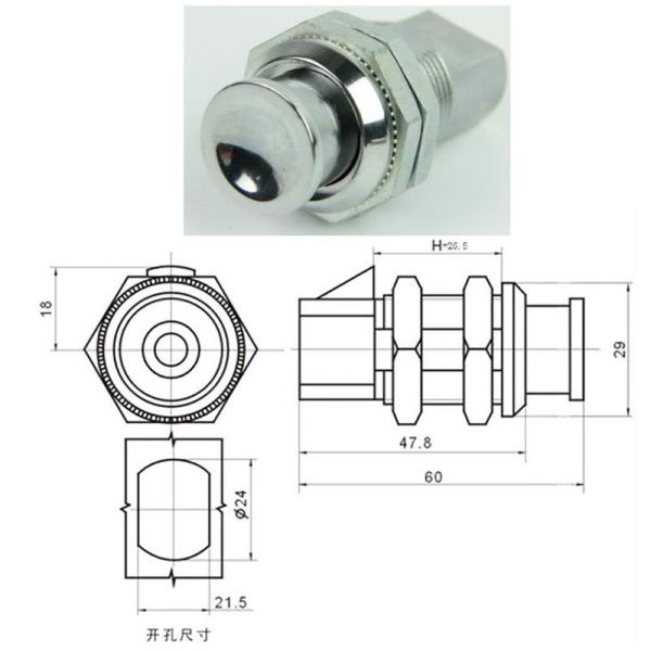 Zinc Alloy Cam Latch Lock