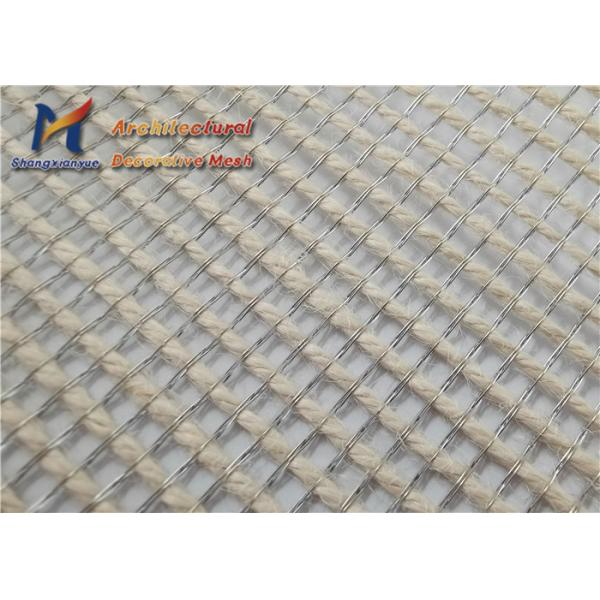 China Hemp Rope Glass Wire Mesh 316 Stainless Steel Plain Weave wholesale