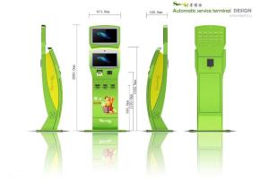 China Wireless Connective Interactive information release Kiosk, Free Standing Kiosk wholesale