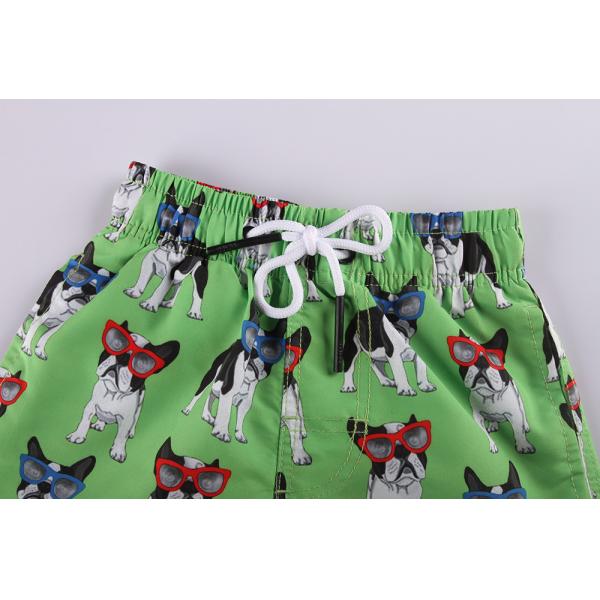 Mens Pant Print 100% Polyester Quick Dry Swim Trunks