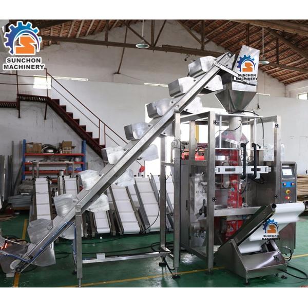 High Efficient Rice Packaging Machine , Automatic Bagging Machine For 1KG 5KG Rice