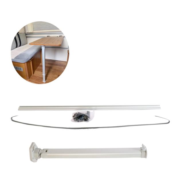 RV wall table leg with sliding function and motor homes telescopic table legs support