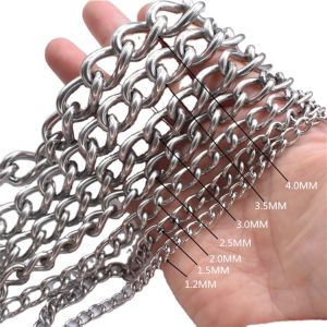 Silver Electroplated Handbag Metal Chain Strap Rustproof Anti Abrasion
