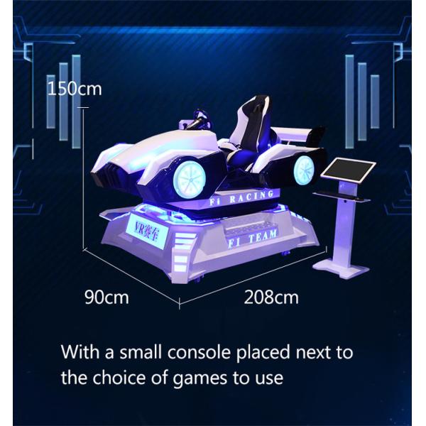 Fiberglass Racing Ride Car 9D VR Simulator Game Machine