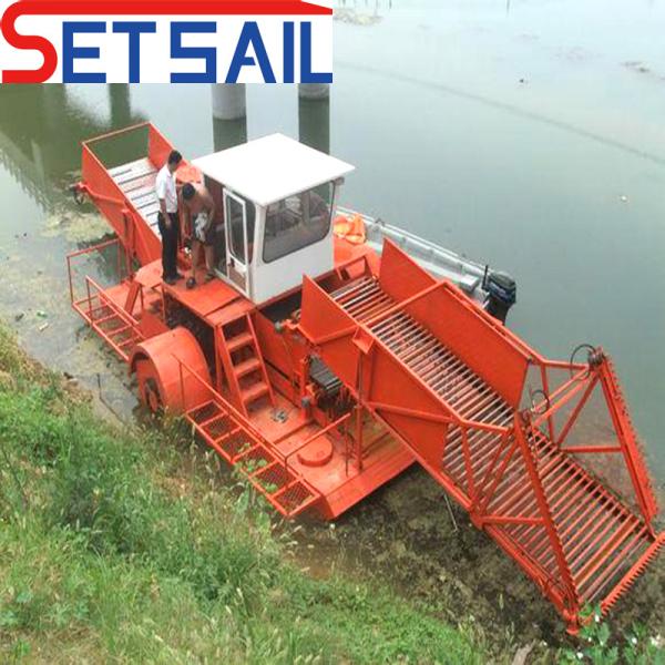 Made in China River Floating Waste Aquatic Plant Harvester for Water Hyacinth