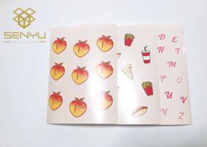 China Self Adhesive Custom Printable Label Stickers Clear PET Material Stickers wholesale