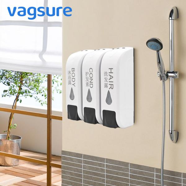Quality White Color Wall Mounted Liquid Soap Dispenser / Combined Wall Hung Soap Dispenser for sale