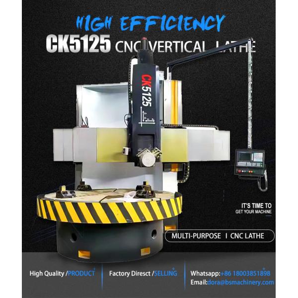 Cnc Single Column Vertical Turret Lathe Heavy Cutting Cast Iron Metal Cutting Machine