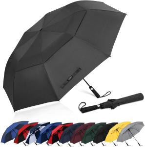 China Double Canopy 210T Nylon Windproof 600g Sun Umbrella 3 Fold wholesale