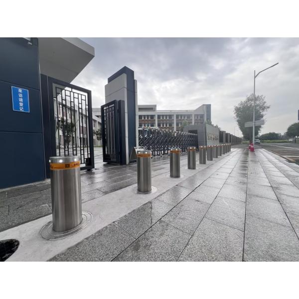 High Security Semi Automatic Bollards Hydraulic With Access Control