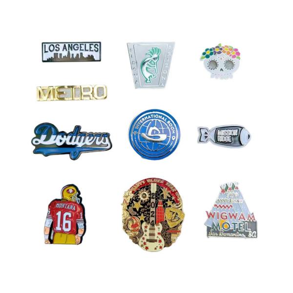Custom Lapel Pins for Companies - 2D/3D Design with Soft/Hard Enamel