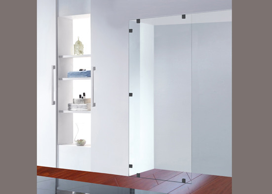 High Strength Decorative Tempered Glass Size Customized For Shower Screen