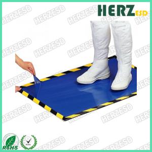 Sticky Disposable ESD Rubber Mat PE Film Material 30 Layer For Clean Room