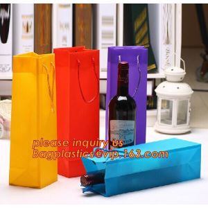 Ribbon Handle eco friendly Plastic PP Package Bag for Flowers Bouquet,Semitransp