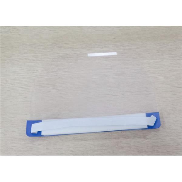 Transparent Anti Dust Protective Face Shield PET Materials Skin Friendly