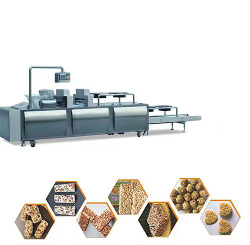 swelled candy rice cutting machine cereal bar forming and cutting machine