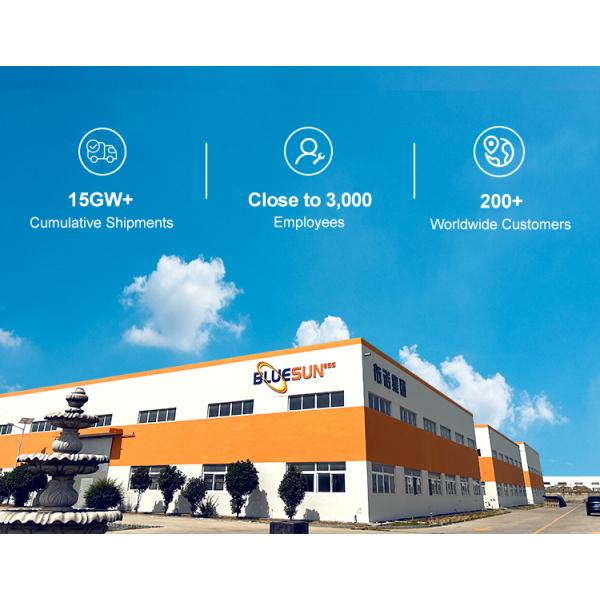 Bluesun New High Efficiency 700W 720W Solar Power Panels Home Use Perc Mono Solar Panel 720W Bifacial Solar Panel for House