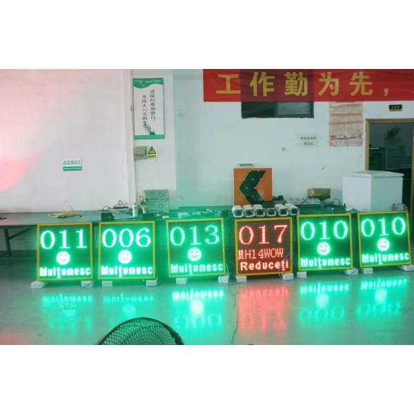 Road Safety Equipment Iron Speed Limit Traffic Sign With Phone App Control