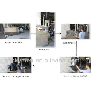 China Customized Tyre Cleaning Machine Ultrasonic Engine Cleaner 453.6L wholesale
