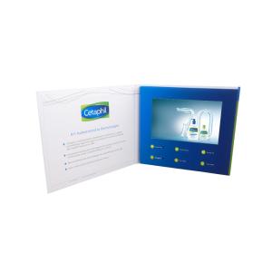 China 7inch USB LCD Video Brochure Card light operated For Advertising wholesale