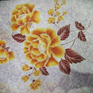 China Recycled 100 % Polyester 75gsm Tricot Knit Fabric with pattern printed wholesale