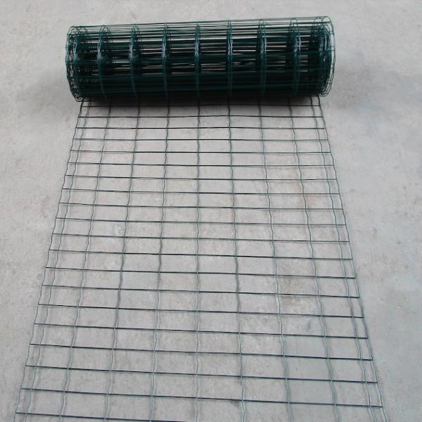 European PVC Coated Welded Wire Mesh Security Fencing Curved 50 X 100mm