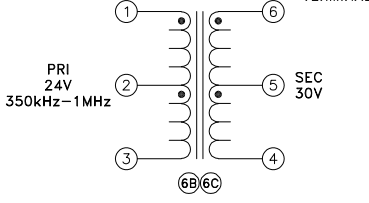 Low-emission 36-V push-pull transformer driver for isolated power supplies 750319948/ 750319949 for IC SN6507