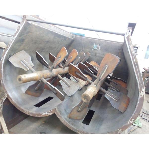Durable Sand And Cement Mixing Machine Double Shaft Paddle Manual Mortar Mixer