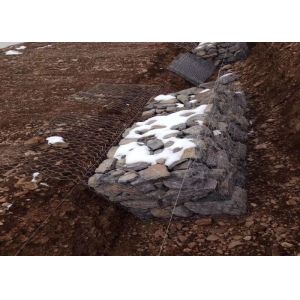 China Zhuoda Scour Protection 2.7mm Galvanized Gabion Mesh wholesale