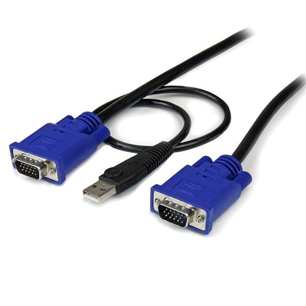 Quality USB VGA 2in1 KVM Cable for any computer equipped with a USB Keyboard and Mouse for sale