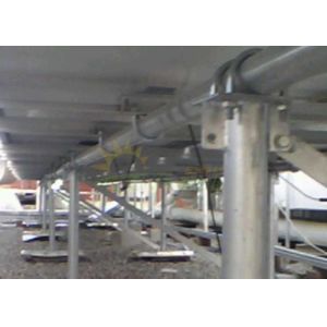 China Flexible Ballasted Ground Mount Solar Racking Metal Alloy 6005 - T5 wholesale