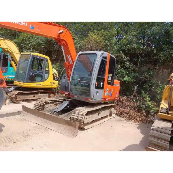 Used Hitachi ZX70 Excavator 20T Operating Weight 1M Bucket Capacity Red Color Yanmar Engine 3200 Hours