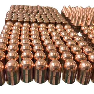 China Resistance Spot Welding Tip Electrode Welding Caps Custom For Spot Weld Machine on sale