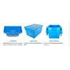 Buy cheap Logistic Warehouse Storage Containers Stackable Plastic Crates With Lids from wholesalers