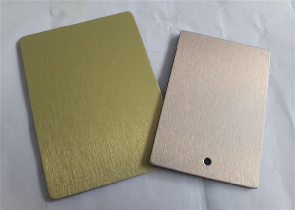 Quality Width Customized Brushed Aluminum Plate Installation Convenient Recycled Environmentally for sale