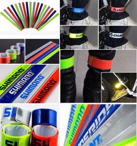 China Low Cost Sports Reflective Slap Bracelets wholesale