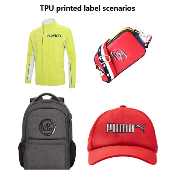 Eco Friendly embossed Rubber Custom Clothing Patches