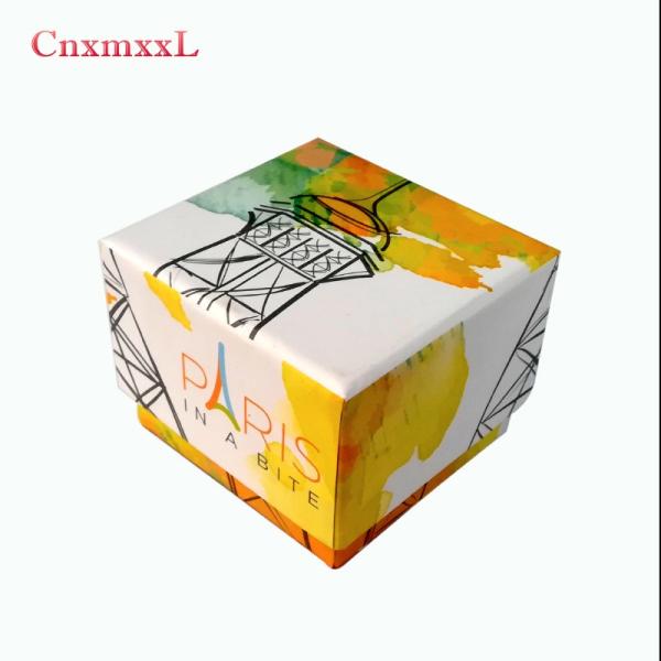 Macaron Packaging Cake Snack Heaven And Earth Cover Gift Cardboard Box Empty