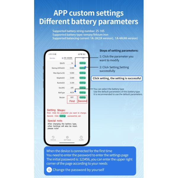 Enerkey 5TH 2-16S 2A 4A Active Balancer for Lifepo4 / Li-ion Battery Equalization in 8S 10S 14S 16S